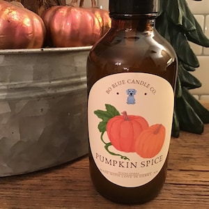 Pumpkin spice room spray