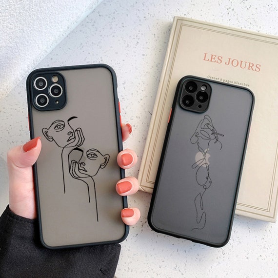 Aesthetic Line Art Phone Case Iphone 12 11 Pro Max Case Iphone Etsy Canada