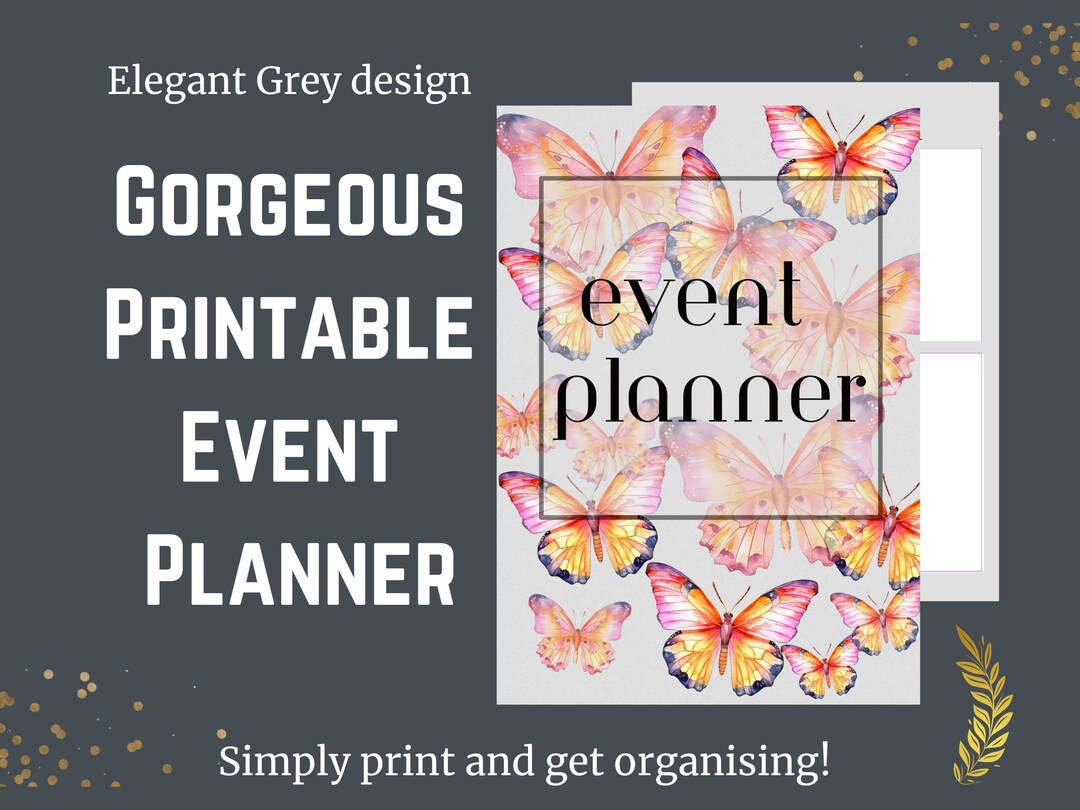 Event Planning Checklist Printable - Printable Event Planner - Event ...