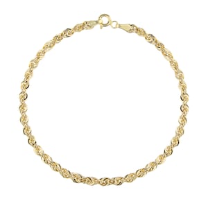 18k Yellow Gold Double-Strand Rope Bracelet