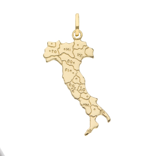 18k Yellow Gold Italy Pendant