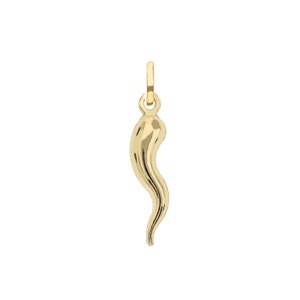 18k Gold Italian Horn