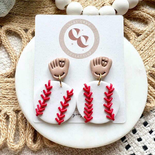 Baseball Earrings Etsy