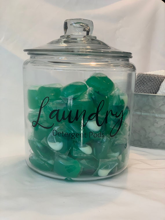 Labelled Laundry Jars  Jar, Fabric softener stains, Softener stains