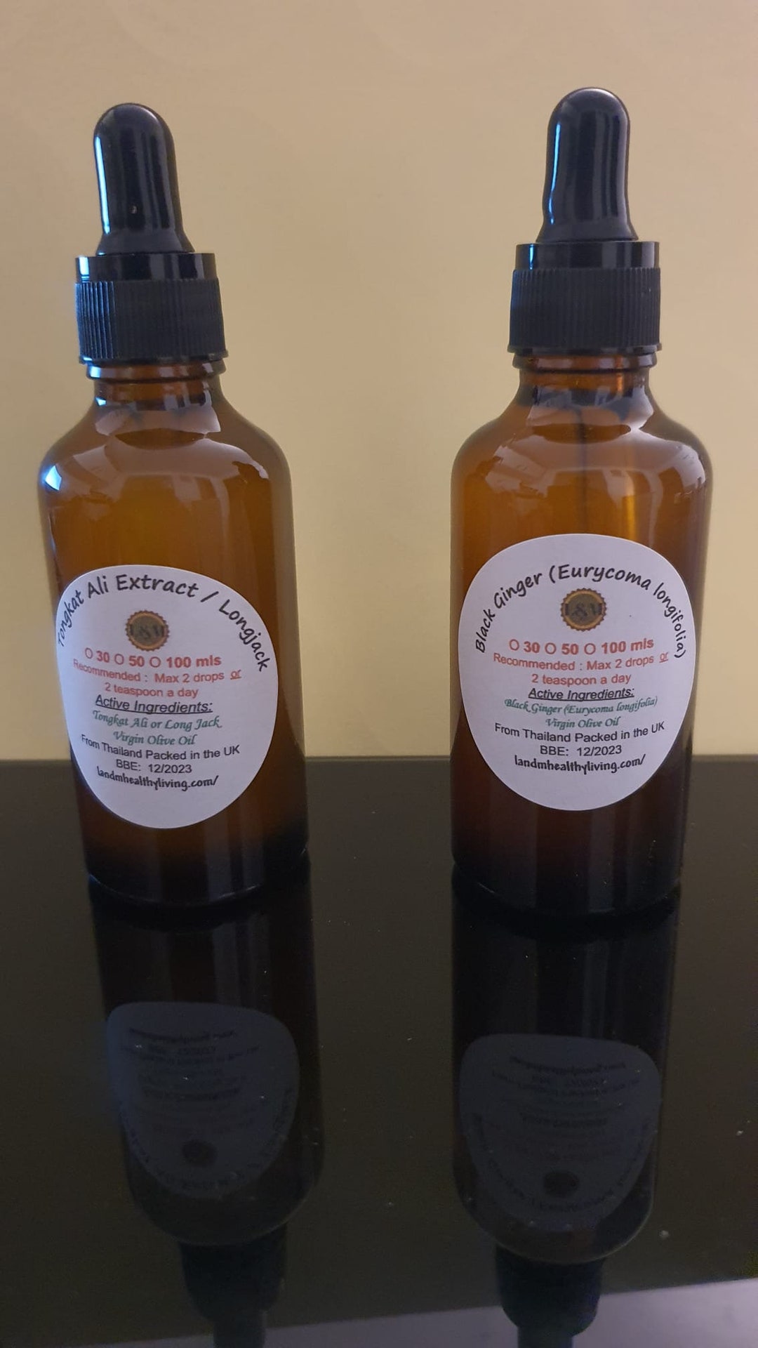 TONGKAT ALI Oil or Black Ginger Oil or Turmeric Oil and Neem Oil