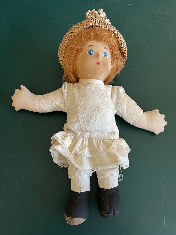 Vintage Cloth Doll Original Etsy