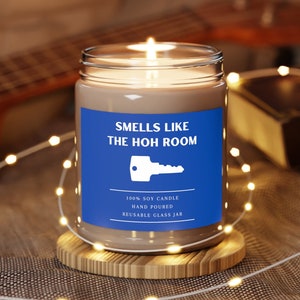 Smells Like HOH Big Brother 9oz Candle - Big Brother TV Show - Big Brother TV - Big Brother Gift - Present - Head of Household