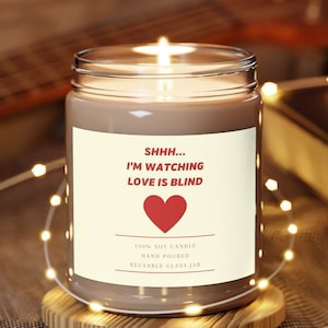 Love Is Blind-Inspired Heart 9oz Candle - Love Is Blind Gift - Love Is Blind Present - Love Is Blind Candle - Love Is Blind Decor