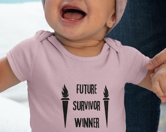 Future Survivor Winner Bodysuit - TV Show - Baby - Infant - Gift - Present - Baby Shower - Birthday - Reality TV - Baby Clothes - Christmas