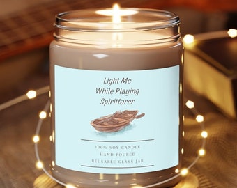 Spiritfarer-Inspired Canoe 9oz Candle - Spiritfarer Game - Video Game - Gifts for Her - Gifts for Him - Present - Christmas - Birthday