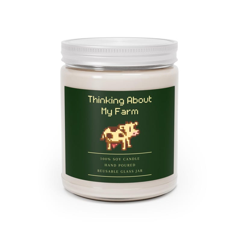 Stardew Valley 9oz Candle - Games - Gamer - Video Game - Cozy Game - Farming SIM - Decor - Present - Gift - Birthday - Christmas - Hanukah image 6