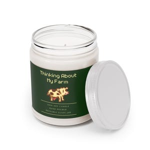 Stardew Valley 9oz Candle - Games - Gamer - Video Game - Cozy Game - Farming SIM - Decor - Present - Gift - Birthday - Christmas - Hanukah image 5