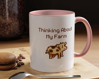 Stardew Valley Farm 11oz Mug - Gaming - Gamer - Video Games - Cozy - Farming SIM - Gift - Present - Birthday - Christmas - Anniversary