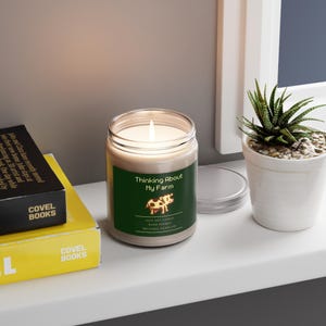 Stardew Valley 9oz Candle - Games - Gamer - Video Game - Cozy Game - Farming SIM - Decor - Present - Gift - Birthday - Christmas - Hanukah image 2