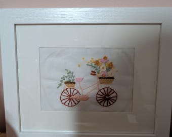 Custom embroidered photo.