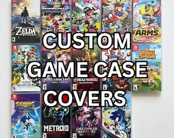 Nintendo Switch Physical Game Cases Custom Covers/(Boxart)