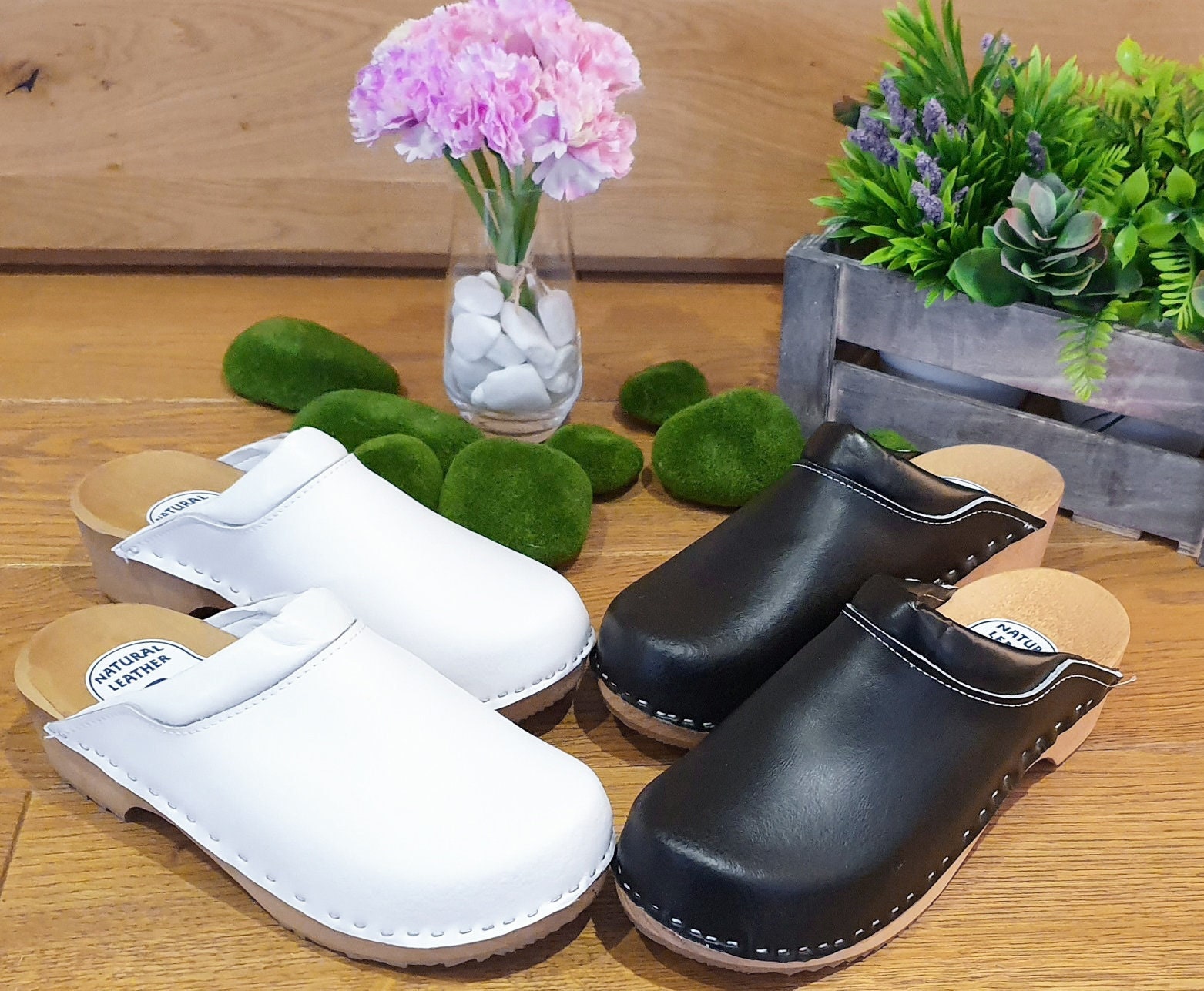 Sabots pour femmes Chaussures m dicales En cuir naturel Chaussures