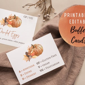 Thanksgiving Stationery, Thanksgiving Food Labels, Thanksgiving Buffet Labels, Fall Food Labels, Fall Buffet Labels, Printable Fall Labels