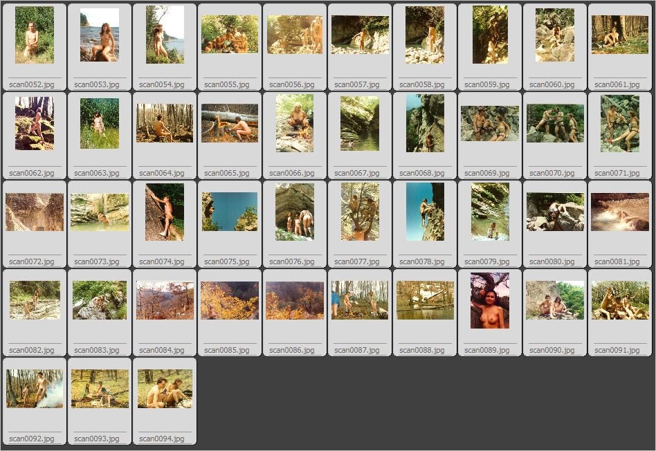 Russian Naturists Hike in the Mountains. 43 Photos Taken on Etsy