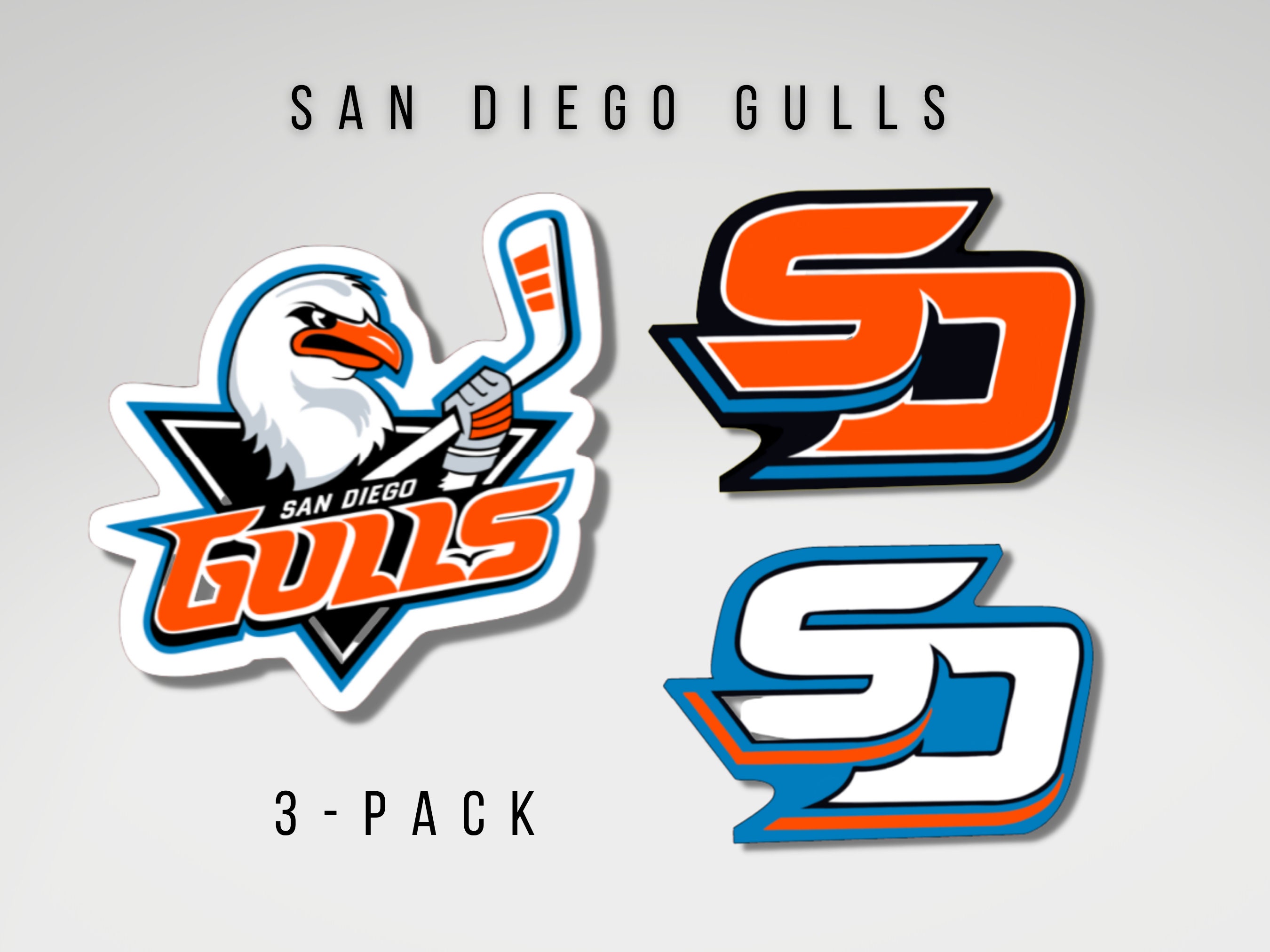 Shirts  Vintage Rare San Diego Gulls Echl Sp Hockey Jersey Mens