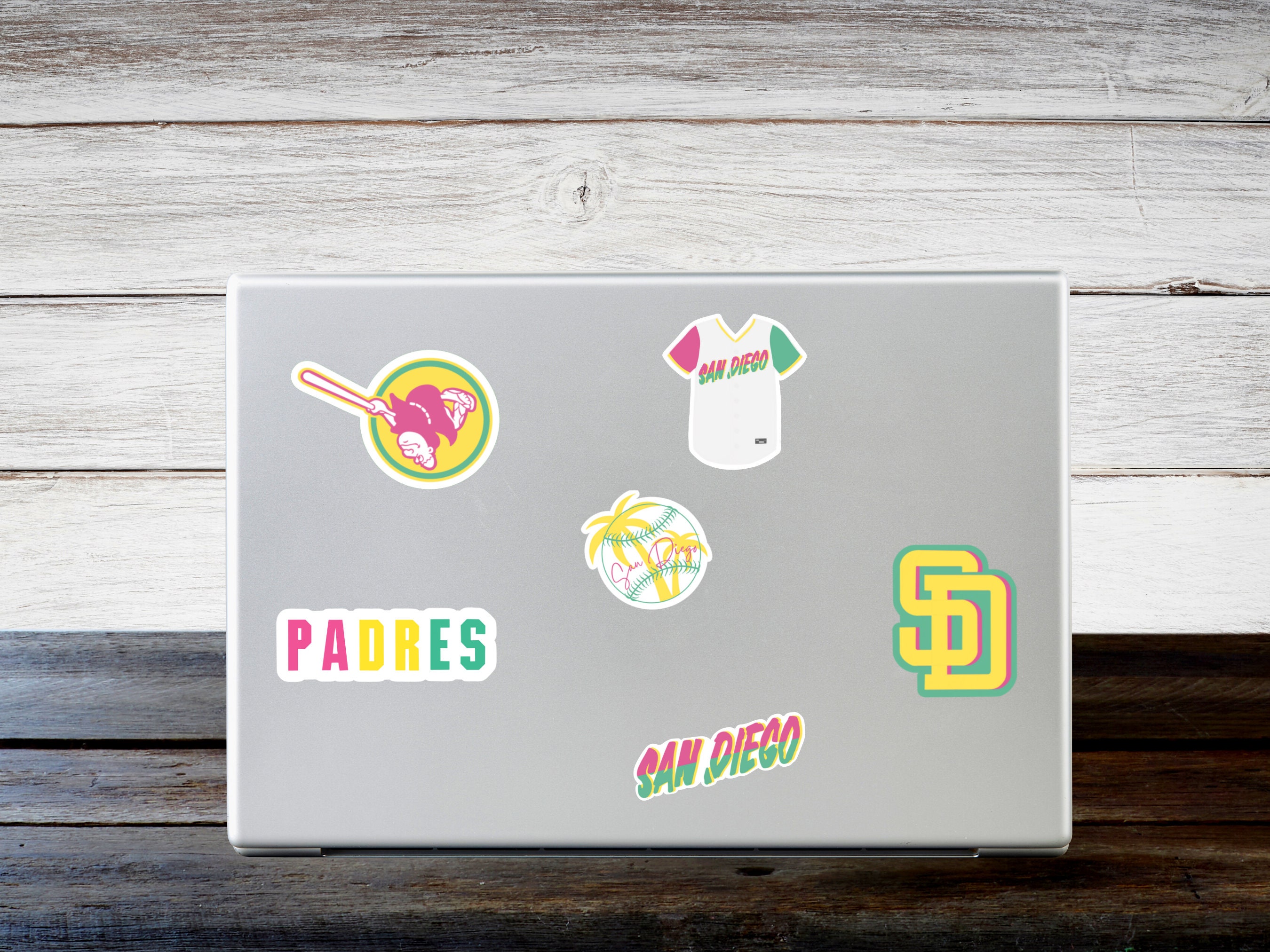 San Diego Padres STICKER - City Connect Colors MLB California SD baseball