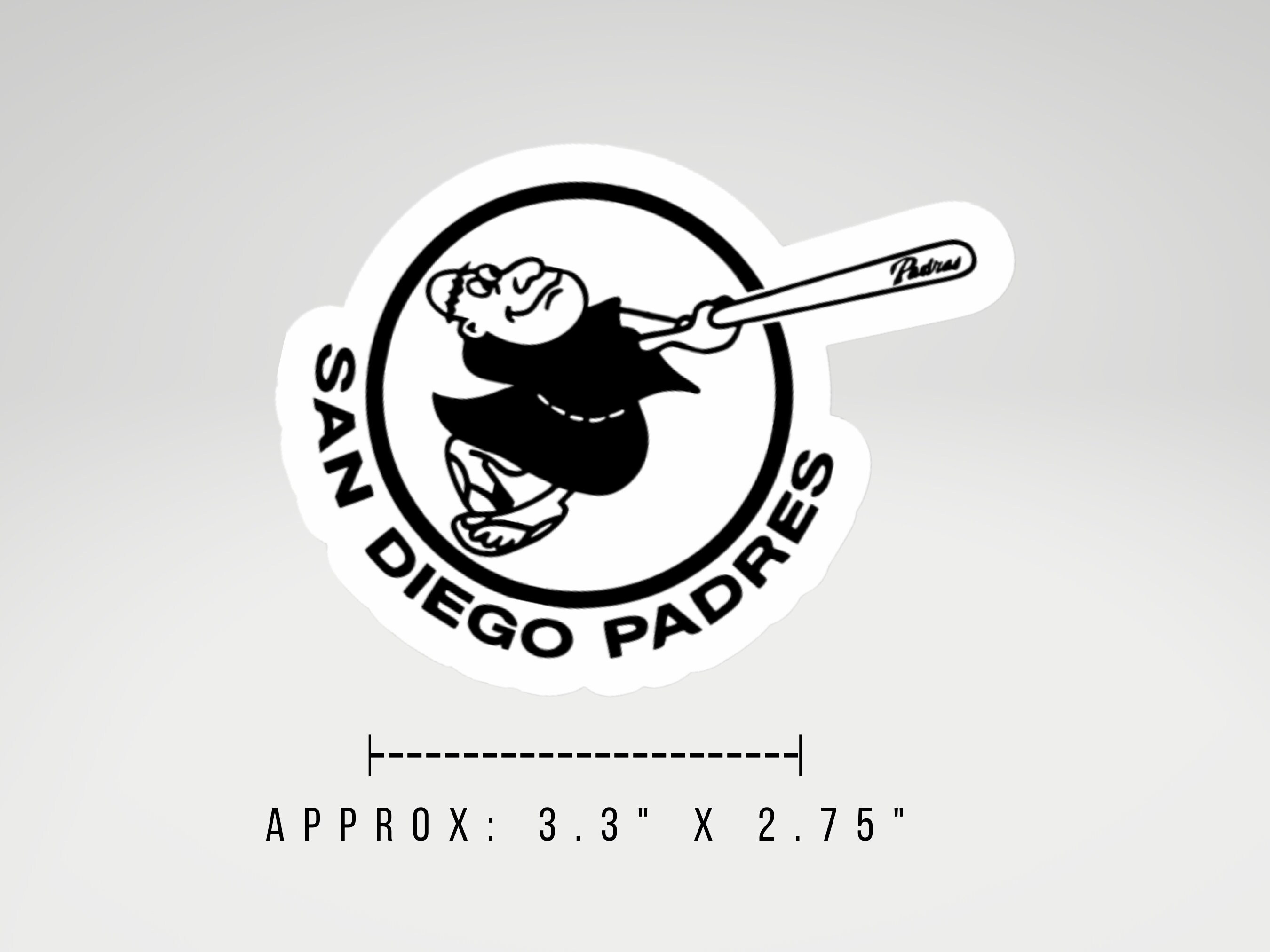 San Diego Padres Swinging FriarWall Art