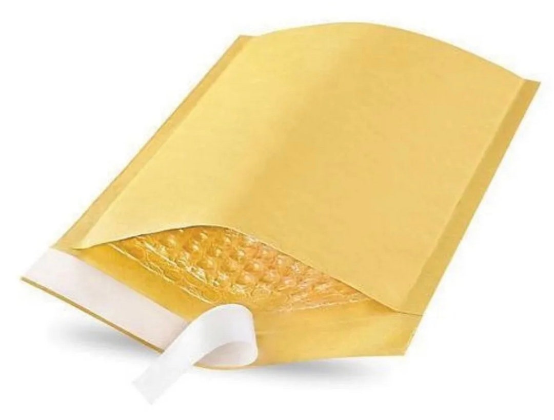 Gold Padded Bubble Wrap Envelopes Pack of 100 Etsy