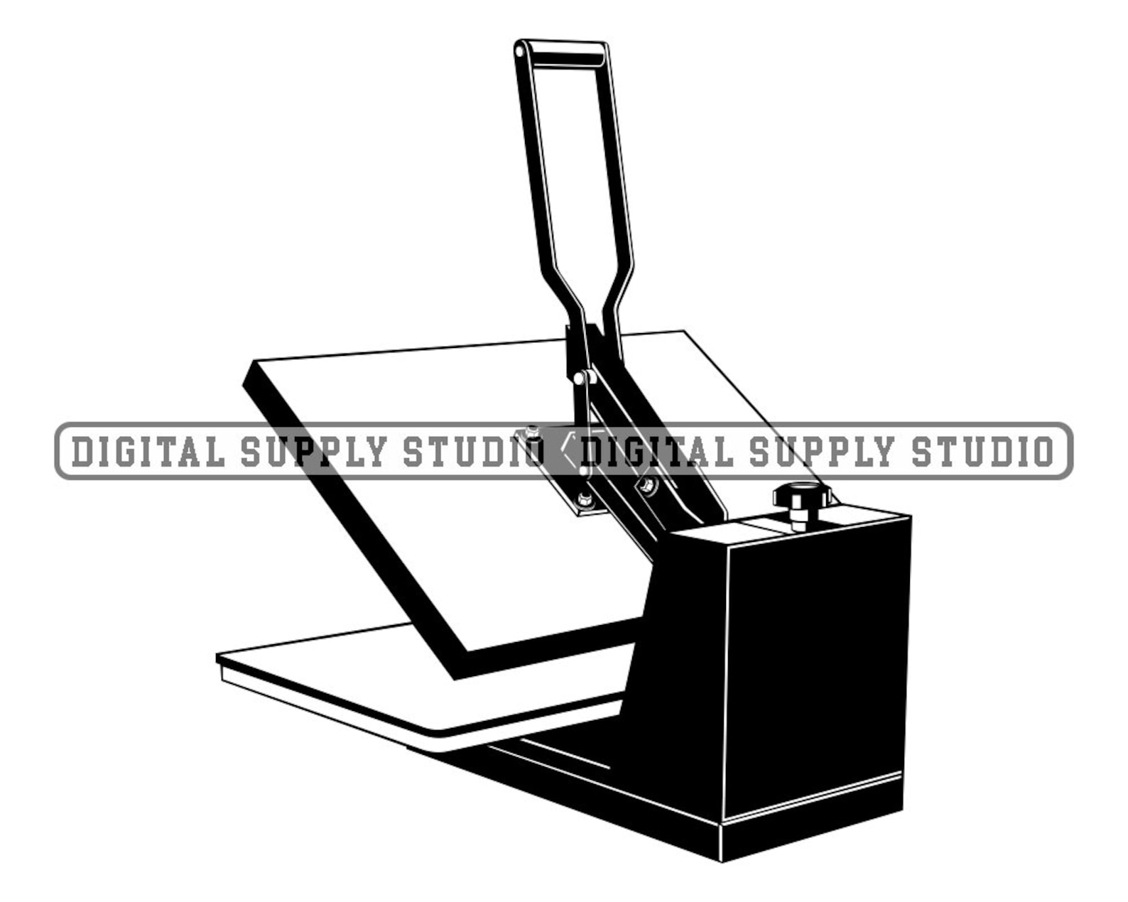 Heat Press Machine Svg Heat Press Machine Svg Print on Etsy