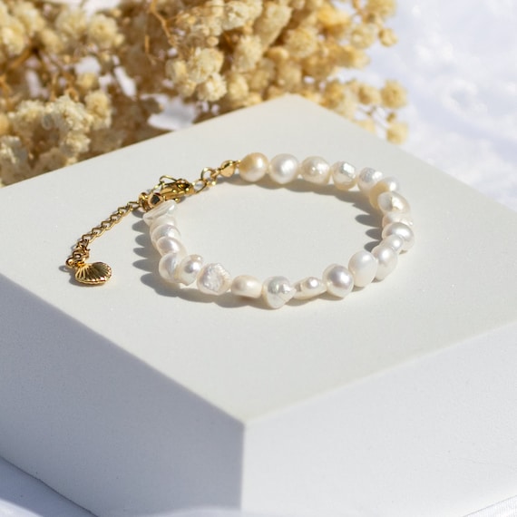 Amazon.com: 8 Inch Pearl Bracelet