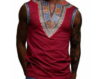 Red tank top unisex custom top singlet gift tank