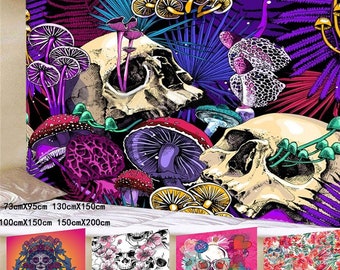 Skull wall hanging tapestry wall decor home decoration tapestry gift