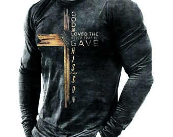 God cross sweater sweatshirt unisex custom top gift sweatshirt