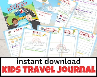 Kids Travel Journal, travel memory book, kids travel, kids journal, Kids Journal, Road Trip Journal, Travel Journal, Adventure Journal