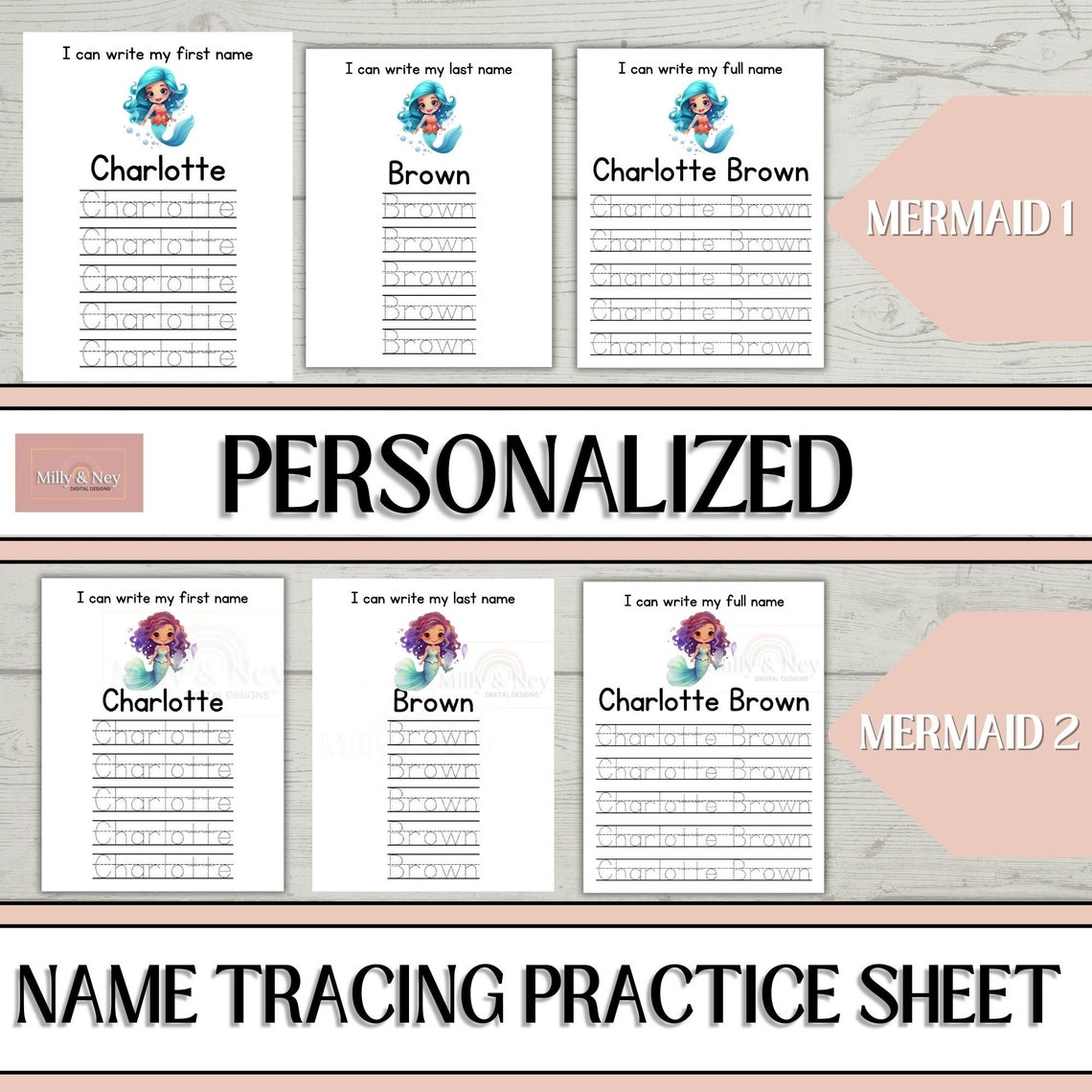 Name Trace Printable Name Tracing Custom Worksheet Personalised Toddler Name trace printable name tracing custom worksheet personalised toddler