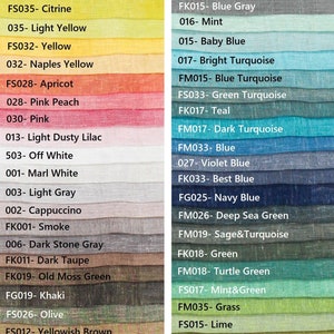 Linen Sheer Curtains in 52 Color Options, Custom Living Room Panels, Rod Pocket, Hook, Grommet, Tailored Sizes, Perfect Home Gift Decor