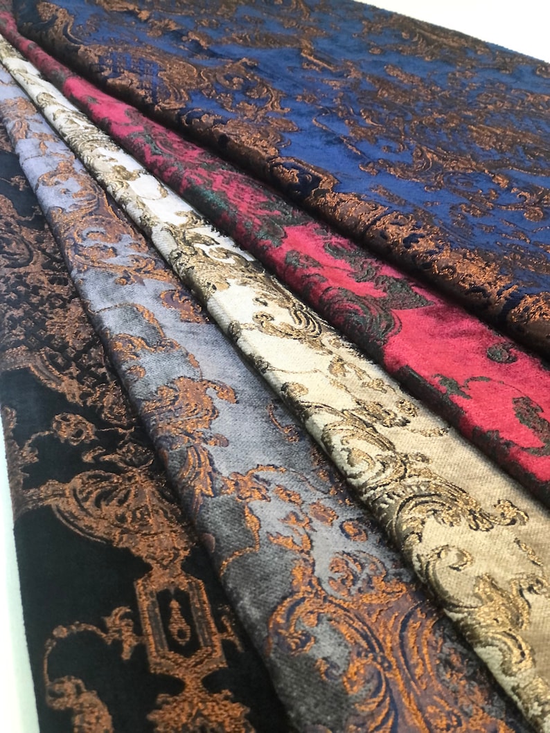 Velvet Fabric Sample Luxury Curtain Samples Extra Long Etsy