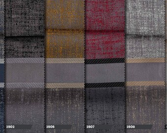 Luxury Color Block Curtains with 6 Color Options, Panels for Living Room and Bedroom.