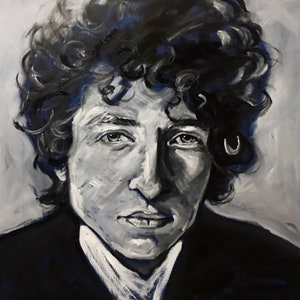 Bob Dylan Original Oil Painting