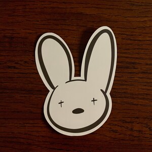 Bad Bunny Conejo Vinilo Pegatina - XL\L\M\S