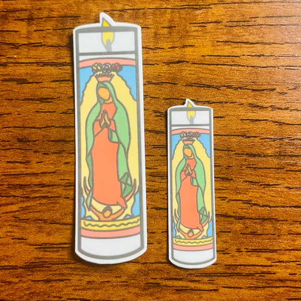 Prayer Candle Vinyl Sticker - Medium/Small