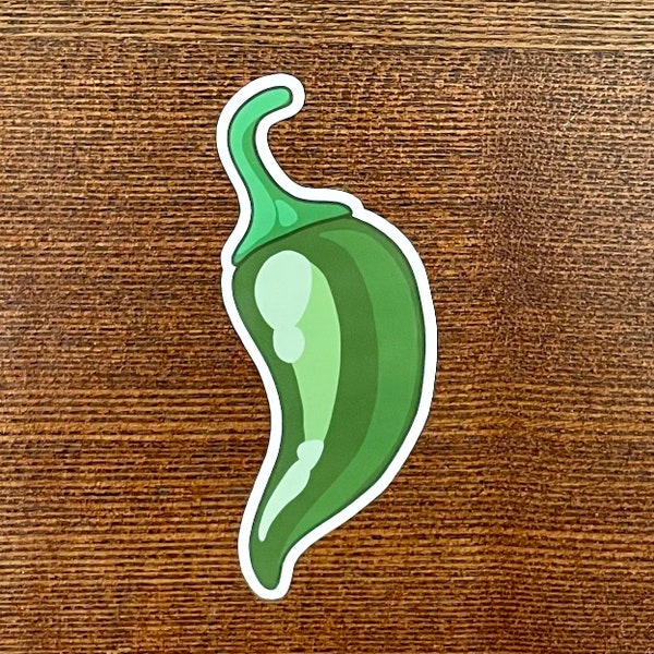 Jalapeño Vinyl/Holographic Sticker S/M/L/XL