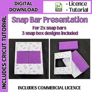 2 Snap Bar presentatie geschenkdoos set voor waxmelts | 2317