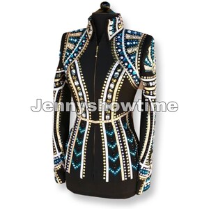 Chemise de spectacle avec coussin de selle assorti Western
