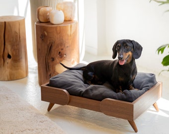 Grand lit pour chien, Lit pour grand chien, petit lit pour chien, Lit chien confortable, Coussin chien design, lit design chien - Kan