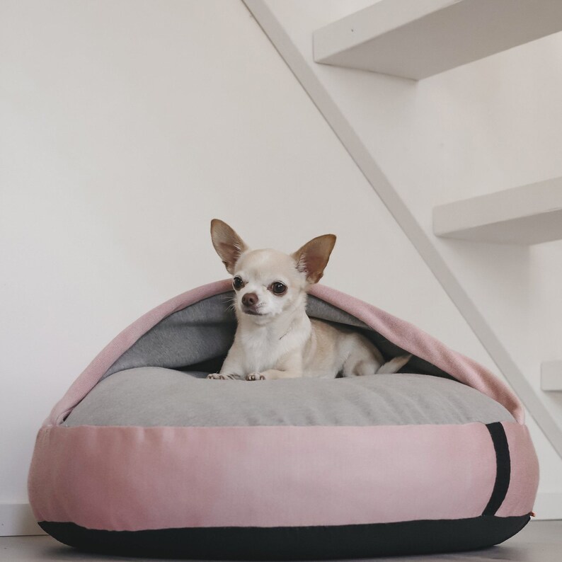 Cushion / Shape memory igloo bed, dog cushion, cat cushion, dog bed, cat bed, cat cave, chihuahua cushion Pillota image 2