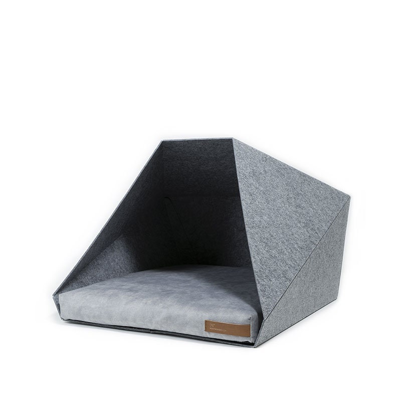Design et Écologique, Lit Pour Chien Mökki - Couleur Gris Clair