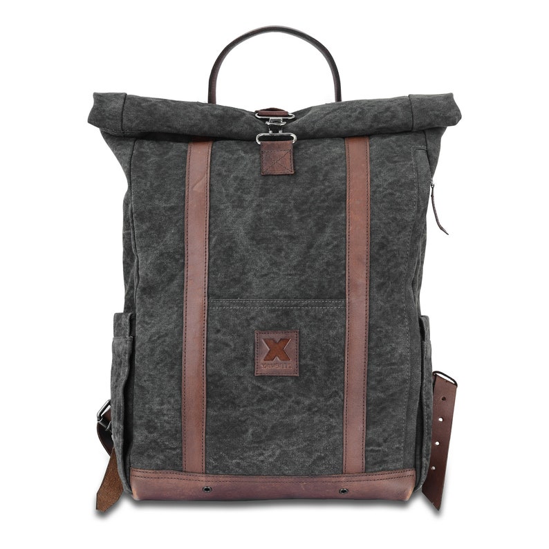 weatherproof vintage backpack