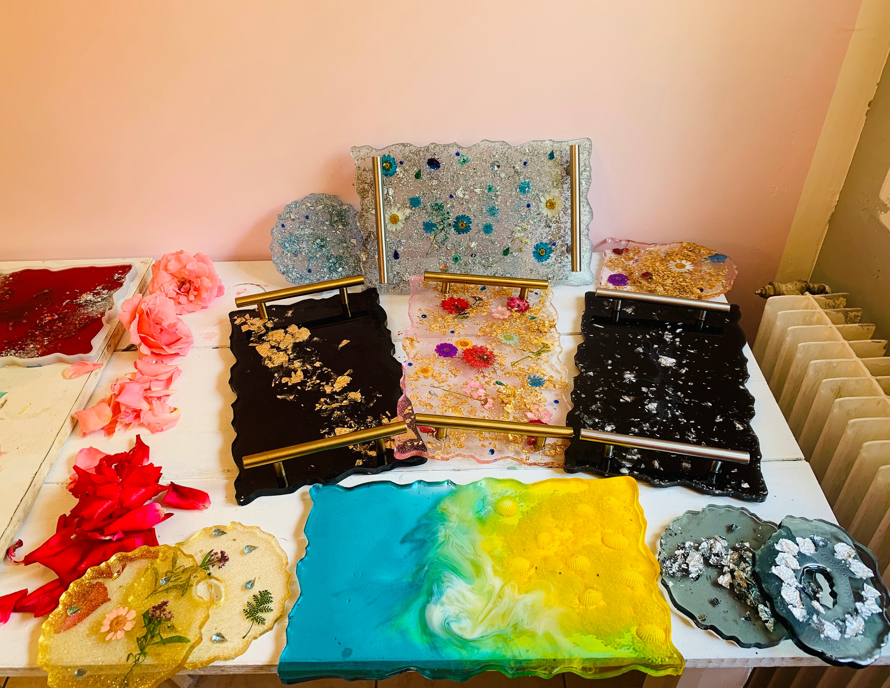 Plateau de Service en Résine