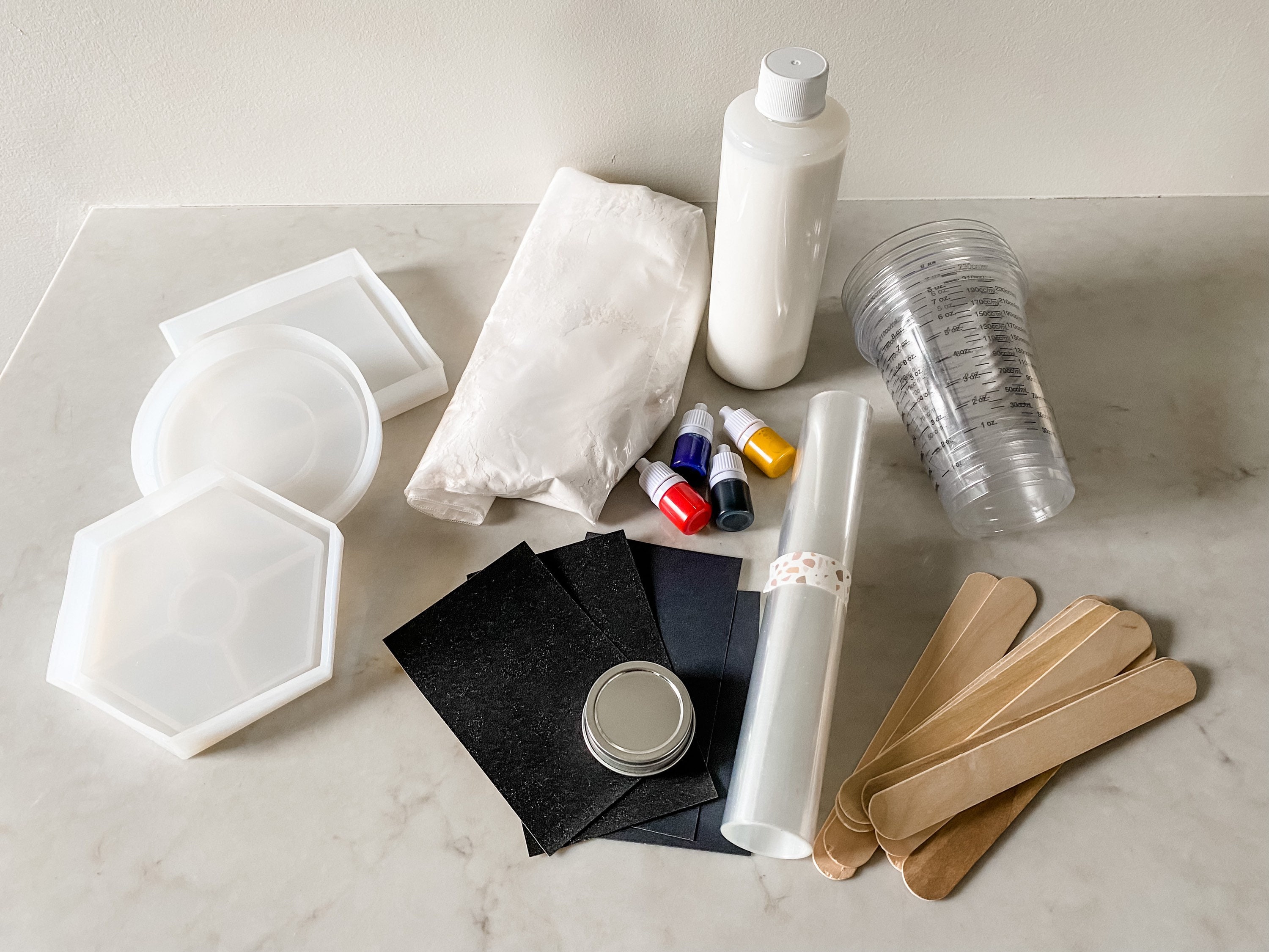 Resin Only Jesmonite AC100 Material Ecoresin Refill Etsy