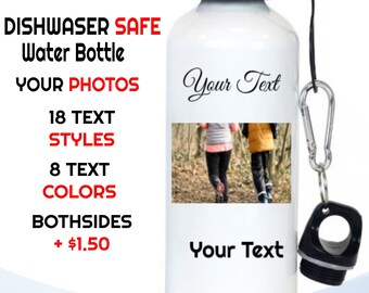 20oz Custom Water Bottle with photo | Personalized Bottle | Bottle for dad | Bottle for Her | Bottle for Him | Bottle for Friend | Gift Idea